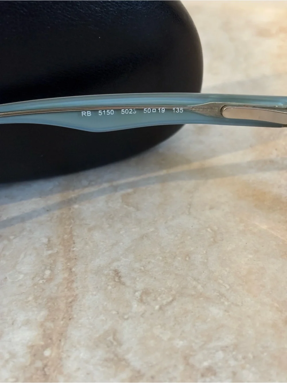 Ray-Ban RB 5150 Rectangle Eyeglasses in Dark Tortoise - Picture 8 of 8